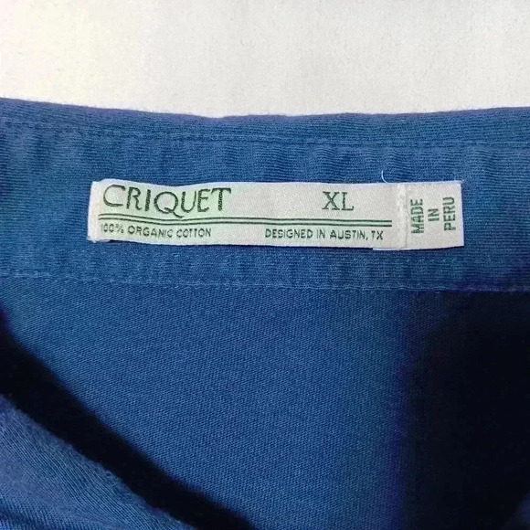 2 Criquet Classic Players Shirt 💯ORGANIC cotton Short Sleeve Polo. Men's sizeXL - Picture 6 of 8